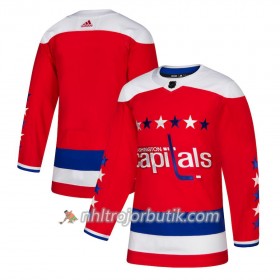 Män Ishockey Washington Capitals Tröja Blank Alternate Adidas 2018-19 Authentic